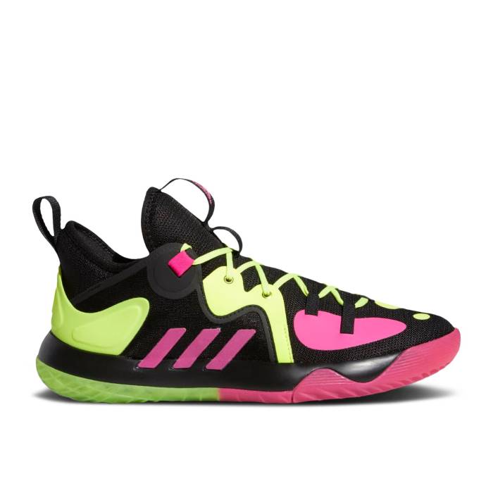 アディダス Adidas 【 Harden Stepback 2 'Black Shock Pink Yellow' Men Core Black/Shock Pink/Team Solar Yellow 】 ハーデン ステップバック ショック pink ピンク メンズ コア 黒色 ブラック ショック pink ピンク Team チ