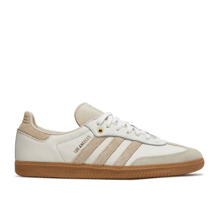 アディダス Adidas 【 Lafc X Samba \u0027Linen Gum\u0027 Men Off White/Linen/Gum 】 天使の都市 サンバ メンズ 白いこと 白いこと