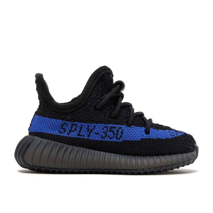 アディダス Adidas 【 Yeezy Boost 350 V2 Infants \u0027Dazzling Blue\u0027 Infant Core Black/Dazzling Blue/Core Black 】 ブースト もの言う花 中核グループ 黒いこと 黒いこと 青味 青味