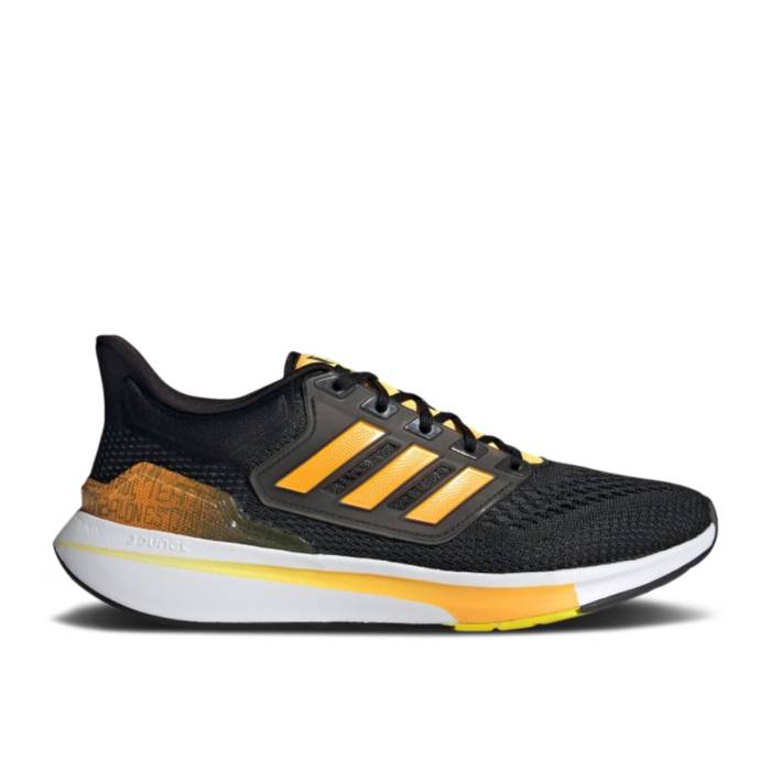 アディダス Adidas 【 Eq21 Run 'Black Semi Solar Gold' Men Core Black/Semi Solar Gold/Carbon 】 ラン メンズ コア 黒色 ブラック ゴールド カーボン|スニケス