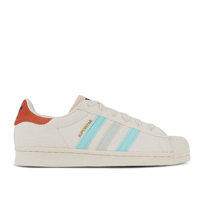 アディダス Adidas 【 Superstar \u0027White Brick Red Blue\u0027 Men White/Brick Red Tail/Pink Label/Blue Bar 】 Superstar はやりっ子 Red 赤・赤いこと メンズ 白いこと 白いこと Red 赤・赤いこと pink サクラ色 青味 青み