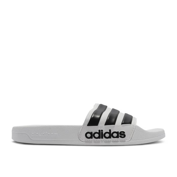アディダス Adidas 【 Adilette Shower Slide \u0027White Black\u0027 Men Cloud White/Core Black/Cloud White 】 アディレッタ Slide サンダル メンズ 白いこと 白いこと 中核グループ 黒いこと 黒いこと