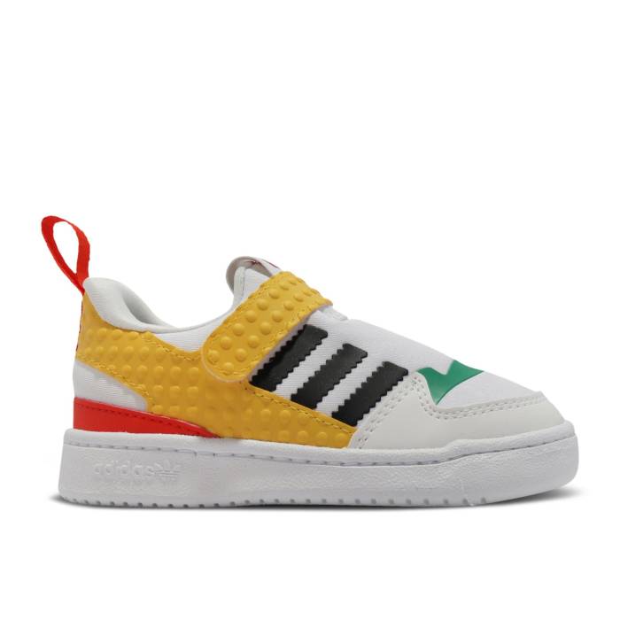 アディダス Adidas 【 Lego X Forum 360 I \u0027White Equipment Yellow\u0027 Infant Cloud White/Core Black/Equipment Yellow 】 討論会 もの言う花 白いこと 白いこと 中核グループ 黒いこと 黒いこと yellow 黄味がかった・黄色