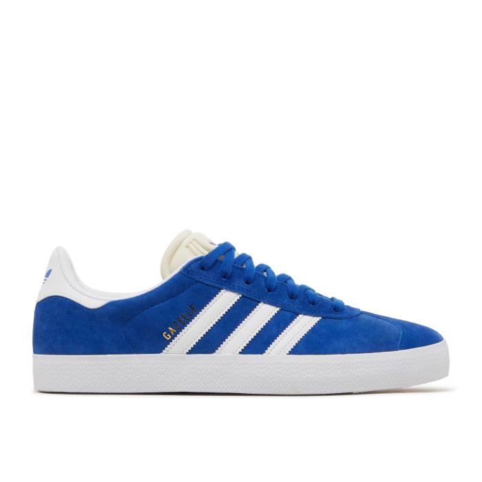 アディダス Adidas 【 Gazelle Adv 'Royal Blue' Men Royal Blue/Cloud White/Cloud White 】 ガゼル メンズ 青色 ブルー 白色 ホワイト
