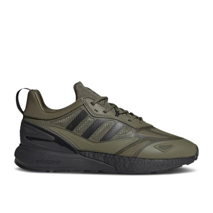 アディダス Adidas 【 Zx 2K Boost 2.0 'Focus Olive' Men Focus Olive/Core Black/Orange Rush 】 ブースト メンズ olive オリーブ コア 黒色 ブラック orange 橙・オレンジ rush ラッシュ