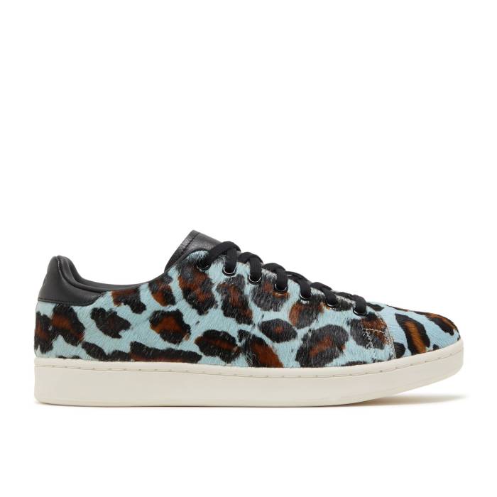 アディダス Adidas 【 Stan Smith H 'Leopard' Men Sky Tint/Core Black/Chalk White 】 メンズ スカイ コア 黒色 ブラック 白色 ホワイト