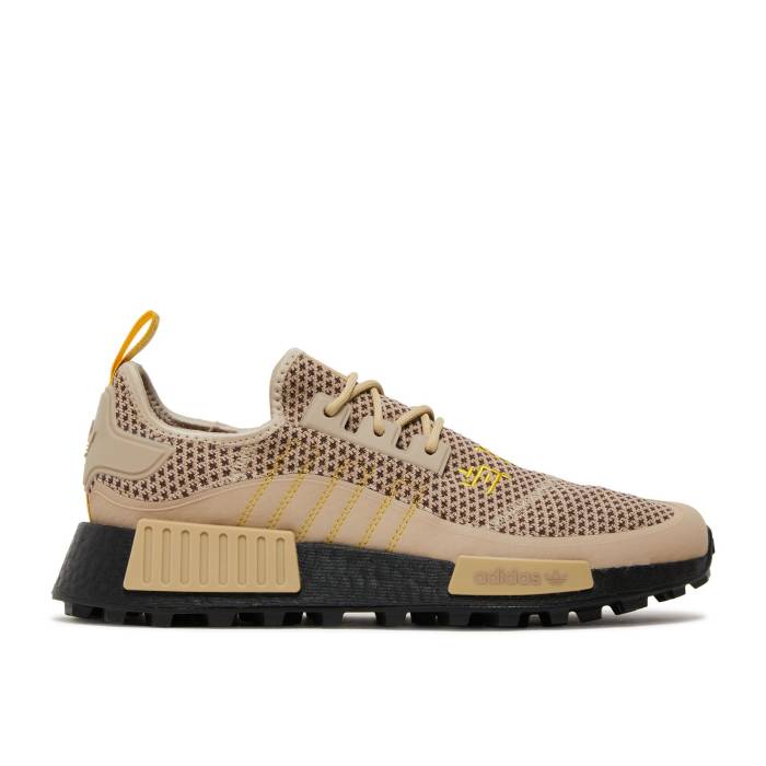 アディダス Adidas 【 Marvel X Nmd_R1 Trail \u0027Groot\u0027 Men Trace Khaki/Hazy Yellow/Core Black 】 メンズ カーキ yellow 黄味がかった・黄色 中核グループ 黒いこと 黒いこと