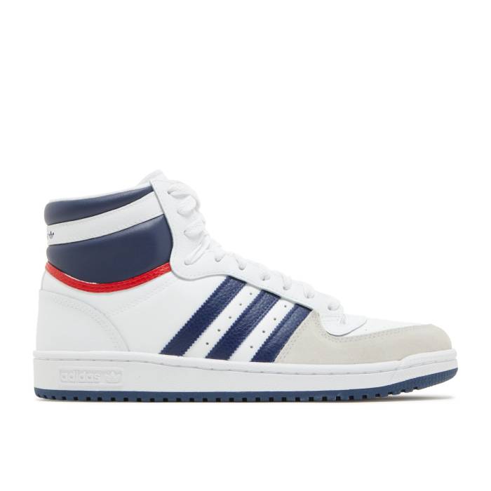 アディダス Adidas 【 Top Ten Rb 'White Dark Blue' Men Cloud White/Dark Blue/Night Marine 】 メンズ 白色 ホワイト 青色 ブルー ナイト
