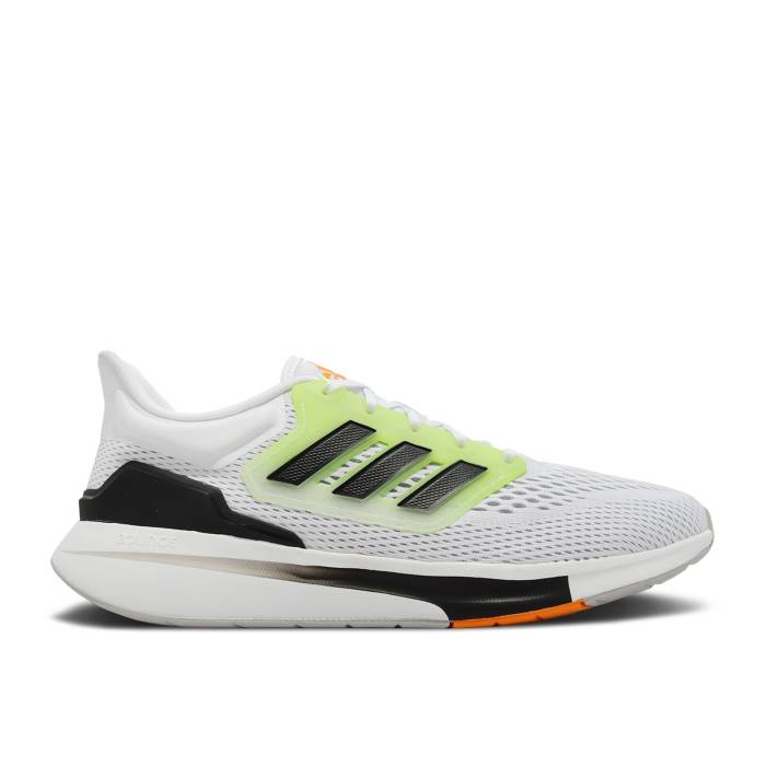 アディダス Adidas 【 Eq21 Run White Black Volt Men Cloud White/Core Black/Grey Two 】 ラン 黒色 ブラック メンズ 白色 ホワイト コア 黒色 ブラック 灰色 グレー