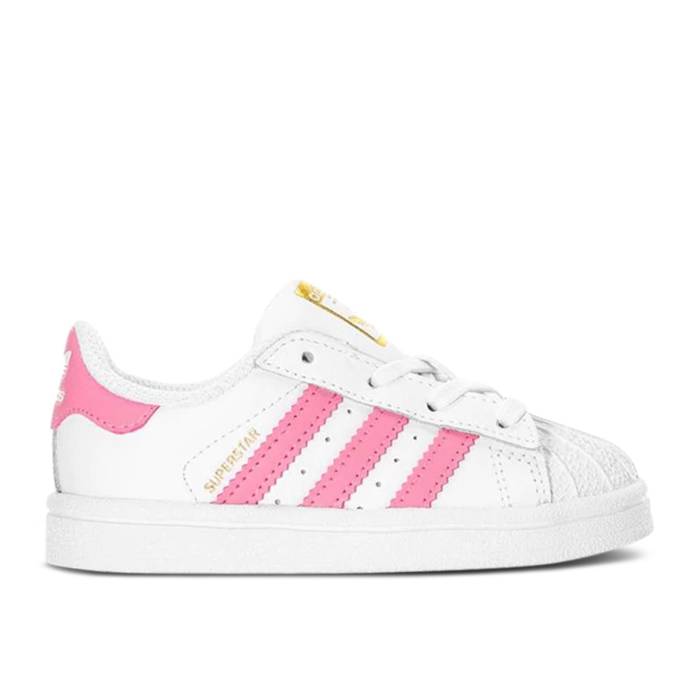 アディダス Adidas 【 Superstar I White Light Pink Infant Footwear White/Light Pink/Gold Metallic 】 Superstar スーパースター ベビー 白色 ホワイト pink ピンク ゴールド
