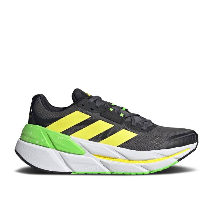 アディダス Adidas 【 Adistar Cs \u0027Grey Beam Yellow\u0027 Men Grey Five/Beam Yellow/Solar Green 】 メンズ 薄墨色 薄墨色 yellow 黄味がかった・黄色 green 緑・緑であること