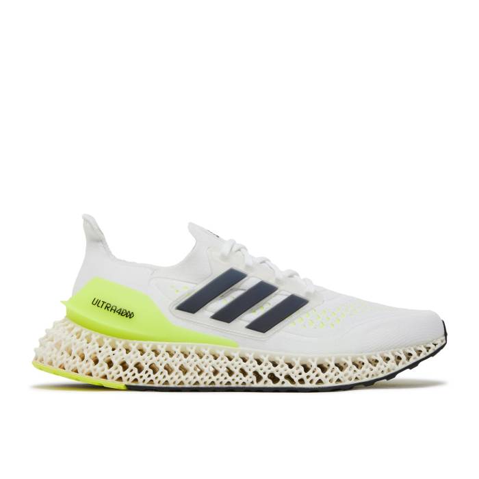 アディダス Adidas 【 Ultra 4Dfwd White Solar Yellow Men Cloud White/Core Black/Solar Yellow 】 ultra ウルトラ メンズ 白色 ホワイト コア 黒色 ブラック yellow 黄色・イエロー