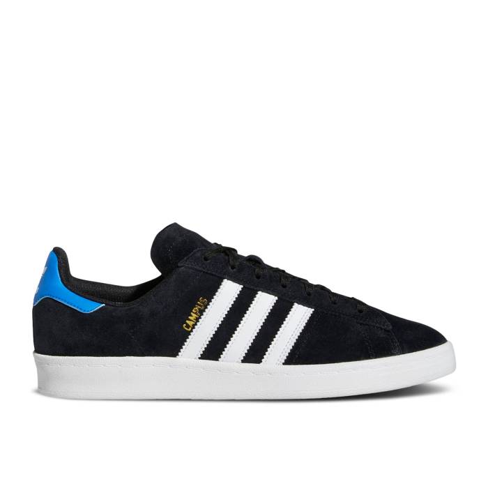 アディダス Adidas 【 Campus Adv \u0027Black White\u0027 Men Core Black/Cloud White/Core Black 】 構内 メンズ 中核グループ 黒いこと 黒いこと 白いこと 白いこと