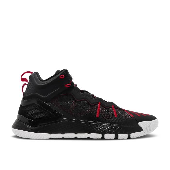 アディダス Adidas 【 D Rose Son Of Chi \u0027Windy City Assassin\u0027 Men Core Black/Vivid Red/Footwear White 】 Rose サクラ色 シティ メンズ 中核グループ 黒いこと 黒いこと Red 赤・赤いこと 白いこと 白いこと