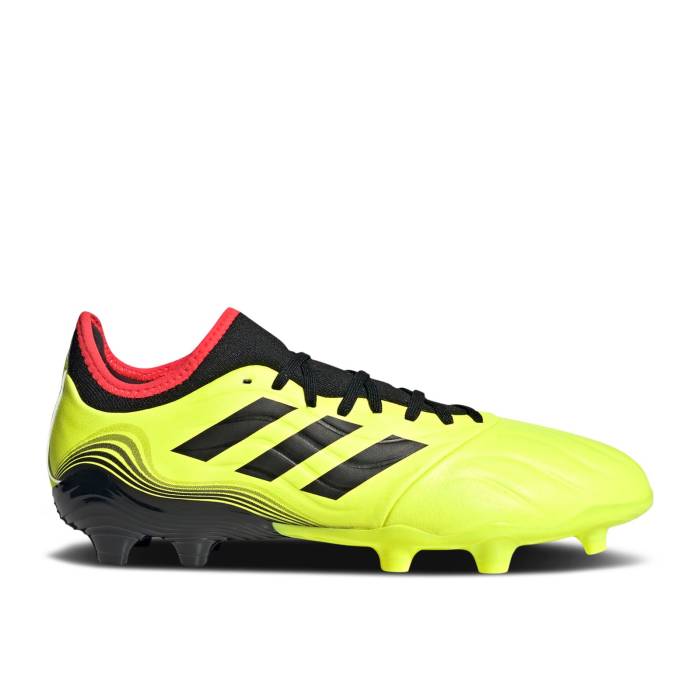 アディダス Adidas 【 Copa Sense.3 Fg \u0027Game Data Pack\u0027 Men Team Solar Yellow/Core Black/Solar Red 】 メンズ Team 野球クラブ yellow 黄味がかった・黄色 中核グループ 黒いこと 黒いこと Red 赤・赤いこと