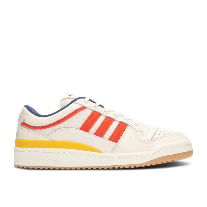 アディダス Adidas 【 Wood Wood X Forum Low \u0027Off White Altered Amber\u0027 Men Off White/Altered Amber/Yellow 】 討論会 白いこと 白いこと メンズ 白いこと 白いこと yellow 黄味がかった・黄色