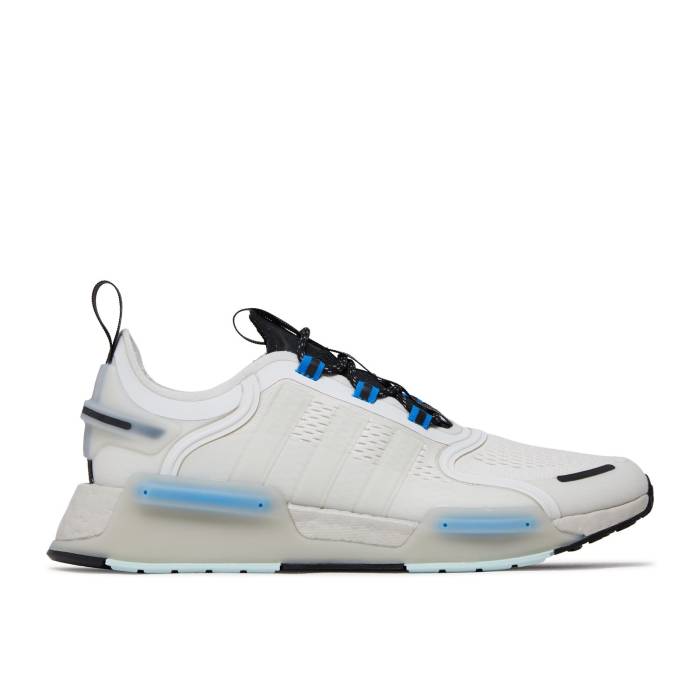 アディダス Adidas 【 Nmd_V3 \u0027Crystal White Blue Rush\u0027 Men Crystal White/Cloud White/Blue Rush 】 白いこと 白いこと 青み 青色 メンズ 白いこと 白いこと 青み 青色 rush 混雑時