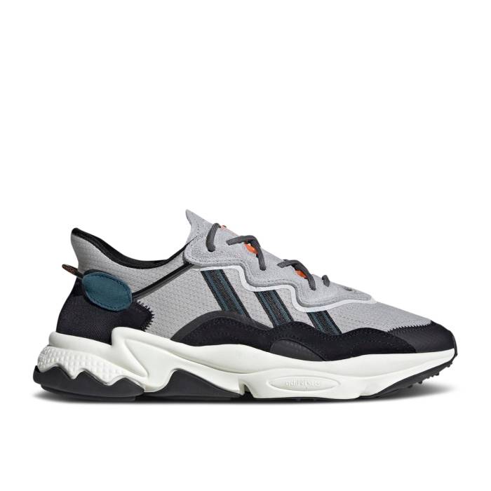アディダス Adidas 【 Ozweego \u0027Grey Utility Green\u0027 Men Grey Two/Core Black/Utility Green 】 メンズ 薄墨色 薄墨色 中核グループ 黒いこと 黒いこと green 緑・緑であること