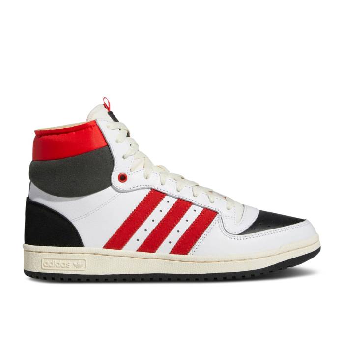 アディダス Adidas 【 Top Ten Rb 'White Vivid Red' Men Cloud White/Core Black/Vivid Red 】 メンズ 白色 ホワイト コア 黒色 ブラック Red 赤・レッド