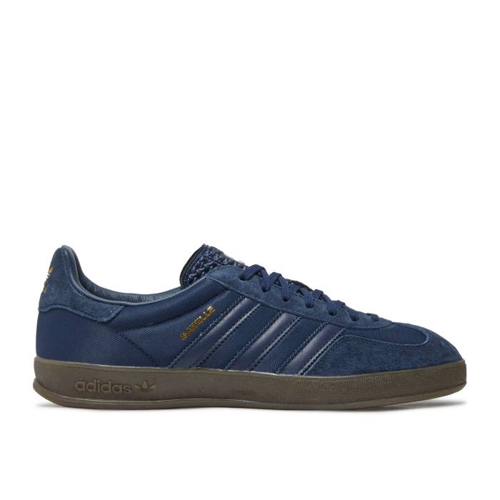 アディダス Adidas 【 Gazelle Indoor \u0027Collegiate Navy Gum\u0027 Men Collegiate Navy/Collegiate Navy/Collegiate Navy 】 ガゼル 紺色 米国海軍 メンズ 紺色 米国海軍