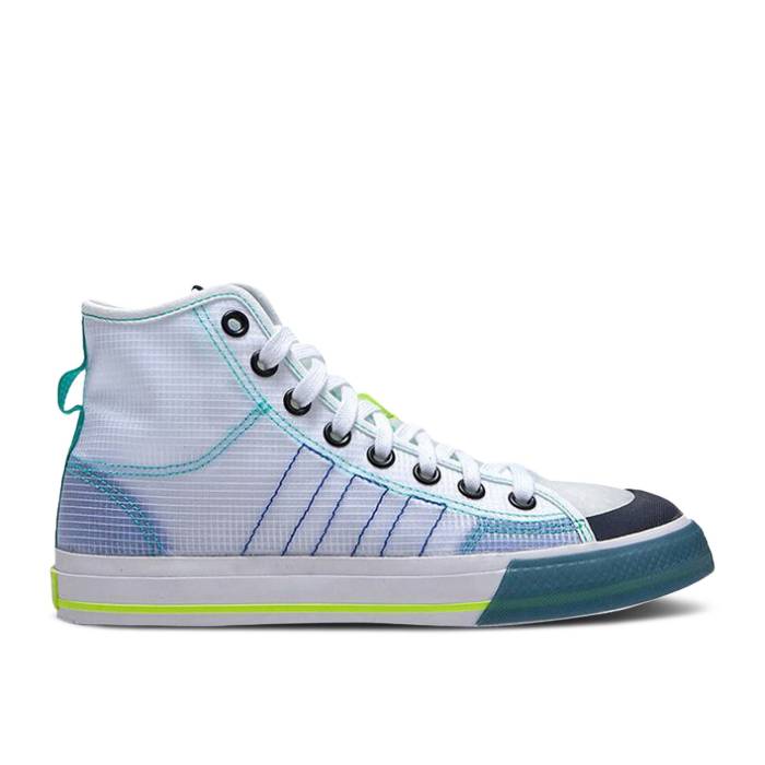 アディダス Adidas 【 Nizza High Rf \u0027White Lush Blue\u0027 Men Cloud White/Lush Blue/Legend Ink 】 ご機嫌 メンズ 白いこと 白いこと 青味 青み Legend 言い伝え