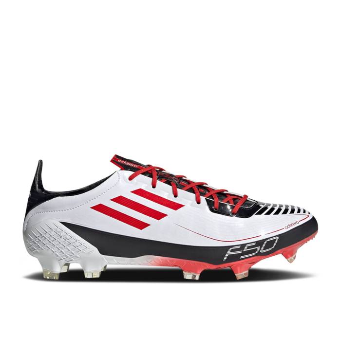 アディダス Adidas 【 F50 Ghosted Adizero Prime Fg 'Memory Lane Pack - White Red' Men Cloud White/Red/Core Black 】 アディゼロ 白色 ホワイト メンズ 白色 ホワイト Red 赤・レッド コア 黒色 ブラック|スニケス