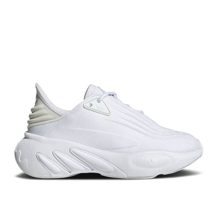 アディダス Adidas 【 Adifom Sltn J 'Triple White' Youth Cloud White/Cloud White/Dash Grey 】 ジュニア キッズ 白色 ホワイト 灰色 グレー