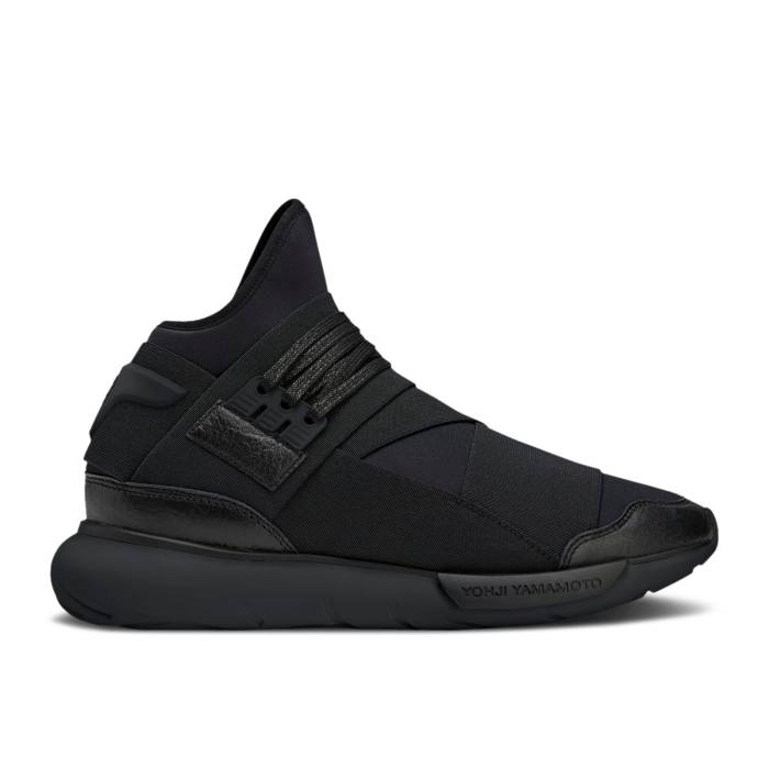 アディダス Adidas 【 Y-3 Qasa High \u0027Triple Black\u0027 2022 Men Black/Black/Black 】 ご機嫌 メンズ 黒いこと 黒いこと スニーカー-靴-メンズ靴
