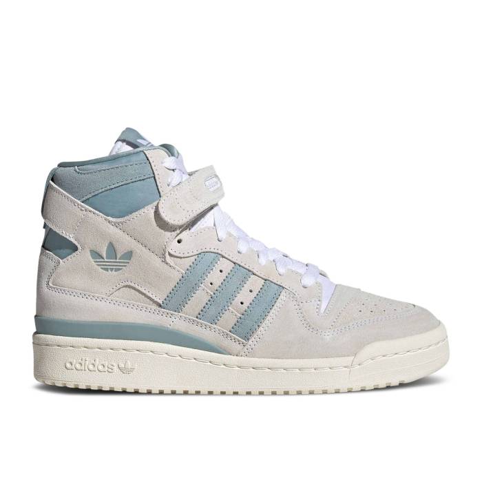 アディダス Adidas 【 Wmns Forum 84 High Magnet Grey Blue Women Cloud White/Magnet Grey/Off White 】 フォーラム ハイ 灰色 グレー レディース 白色 ホワイト 灰色 グレー