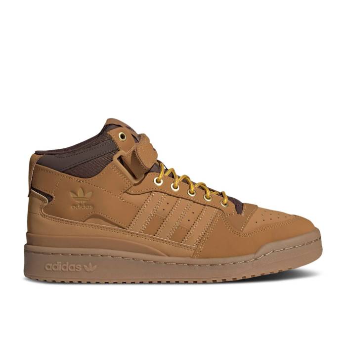 アディダス Adidas 【 Forum Mid \u0027Mesa Gum\u0027 Men Mesa/Brown/Gum 】 討論会 ミッド メンズ 赤銅色 赤銅色