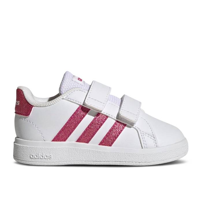 アディダス Adidas 【 Grand Court 2.0 I 'White Real Magenta' Infant Cloud White/Team Real Magenta/Cloud White 】 グランド コート レアル ベビー 白色 ホワイト Team チーム レアル マジェンタ｜スニケス