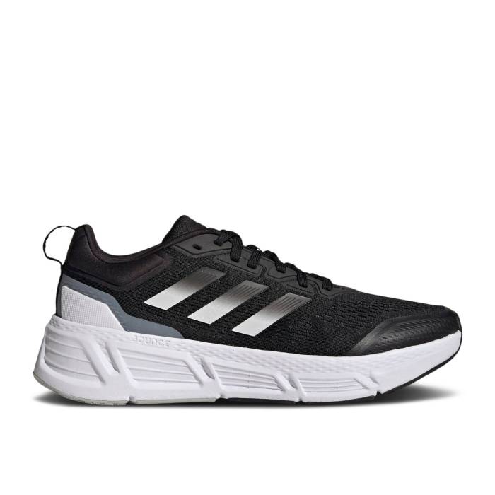 アディダス Adidas 【 Questar Black White Grey Men Core Black/Cloud White/Grey Two 】 白色 ホワイト メンズ コア 黒色 ブラック 白色 ホワイト 灰色 グレー