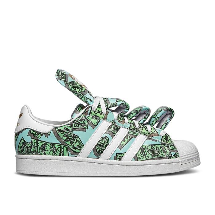 アディダス Adidas 【 Jeremy Scott X Superstar 'Money' Men Footwear White/Footwear White/Gold Metallic 】 ジェレミー Superstar スーパースター メンズ 白色 ホワイト ゴールド