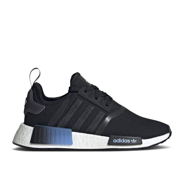 アディダス Adidas 【 Wmns Nmd_R1 \u0027Black Blue Dawn\u0027 Women Core Black/Cloud White/Blue Dawn 】 青み 青色 レディース 中核グループ 黒いこと 黒いこと 白いこと 白いこと 青み 青色