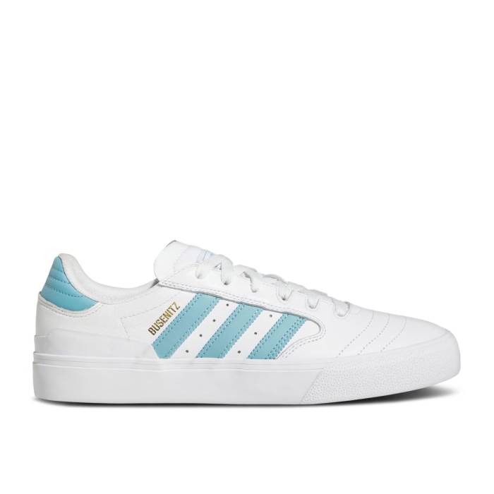 アディダス Adidas 【 Busenitz Vulc 2 'White Preloved Blue' Men Cloud White/Preloved Blue/Gold Metallic 】 メンズ 白色 ホワイト 青色 ブルー ゴールド|スニケス