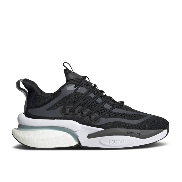 アディダス Adidas 【 Alphaboost V1 \u0027Black Magic Grey\u0027 Men Core Black/Magic Grey/Grey Three 】 神通力 メンズ 中核グループ 黒いこと 黒いこと 神通力 薄墨色 薄墨色