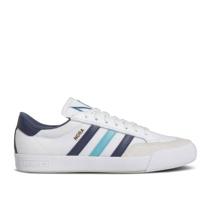 アディダス Adidas 【 Nora 'Preloved Blue' Men Cloud White/Preloved Blue/Shadow Navy 】 メンズ 白色 ホワイト 青色 ブルー シャドー・シャドウ 紺色 ネイビー