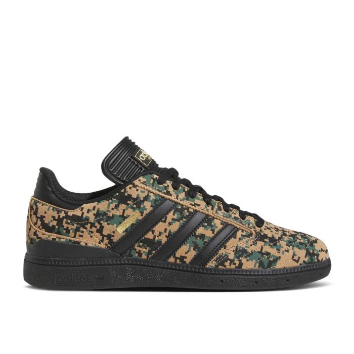 アディダス Adidas 【 Busenitz \u0027Digi Camo\u0027 Men Core Black/Cardboard/Gold Metallic 】 メンズ 中核グループ 黒いこと 黒いこと ゴールド メンズ靴-靴