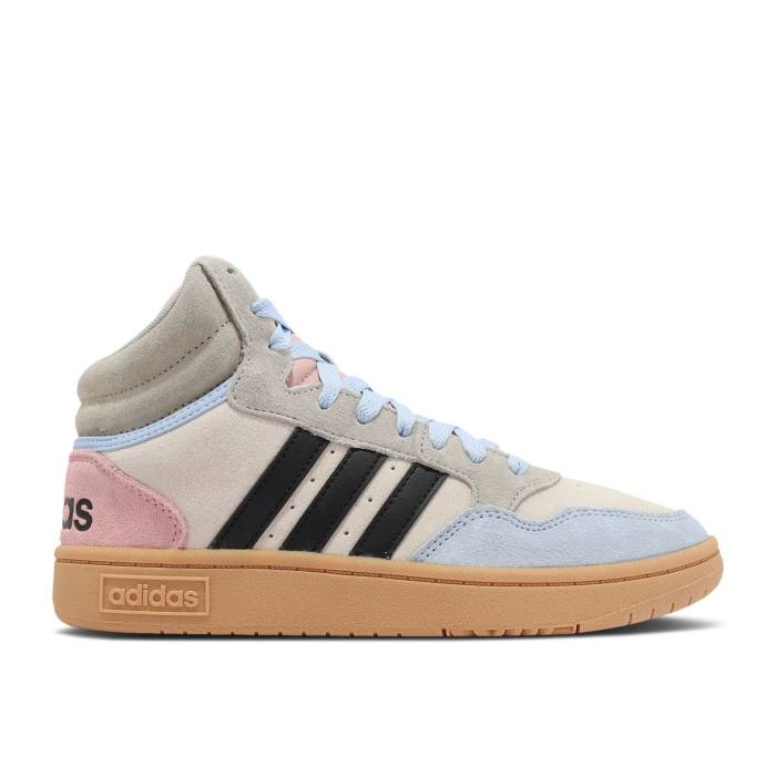 アディダス Adidas 【 Wmns Hoops 3.0 Mid \u0027Clear Brown Sky Blue\u0027 Women Clear Brown/Sky Blue/Core Black 】 ミッド 赤銅色 赤銅色 天の原 レディース 赤銅色 赤銅色 天の原 青碧 青碧 中核グループ 黒いこと 黒いこと