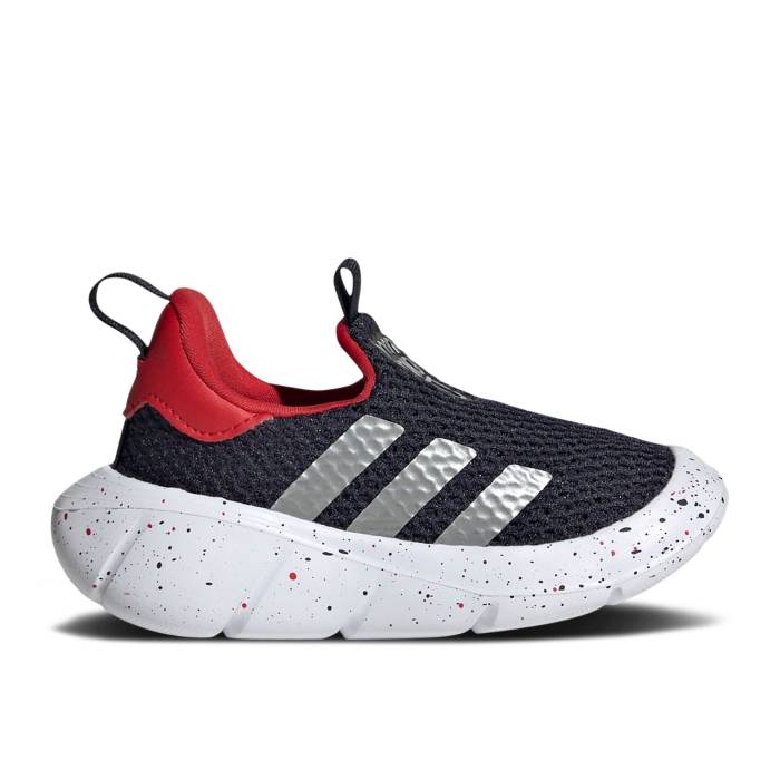 アディダス Adidas 【 Monofit Tr I 'Legend Ink Scarlet Speckled' Infant Legend Ink/Silver Metallic/Better Scarlet 】 ベビー Legend レジェンド Silver 銀色・シルバー｜スニケス