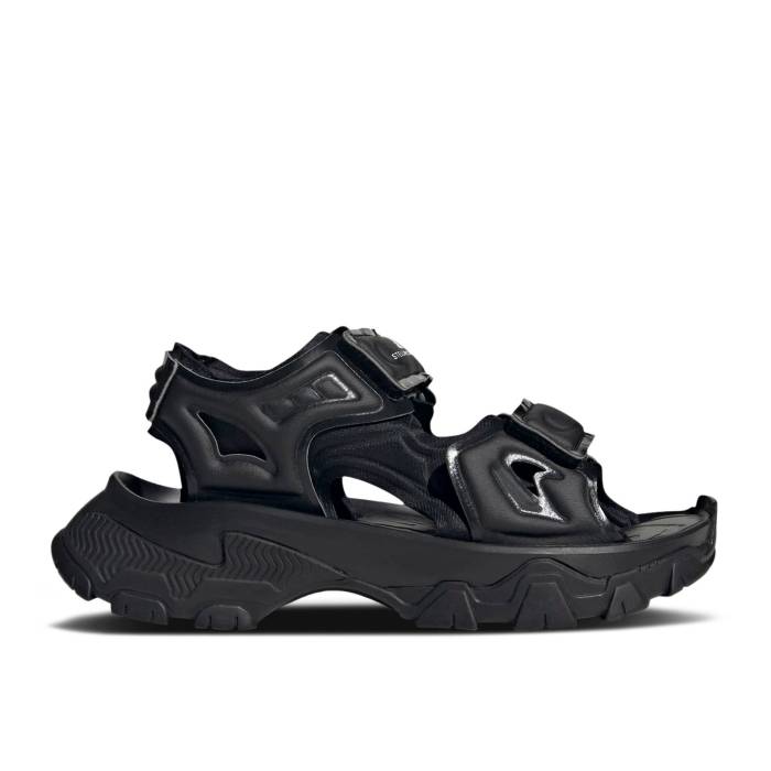 アディダス Adidas 【 Stella Mccartney X Wmns Hika Outdoor Sandal \u0027Core Black\u0027 Women Core Black/Cloud White/Grey Four 】 レディース 中核グループ 黒いこと 黒いこと 白いこと 白いこと 薄墨色 薄墨色