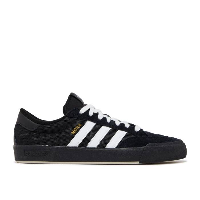 アディダス Adidas 【 Nora Black White Men Core Black/Cloud White/Gold Metallic 】 メンズ コア 黒色 ブラック 白色 ホワイト ゴールド