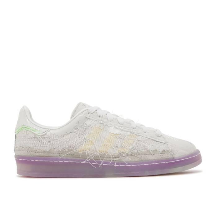アディダス Adidas 【 Youth Of Paris X Campus 80S White Men Crystal White/Grey One/Solar Green 】 子供用 キャンパス メンズ 白色 ホワイト 灰色 グレー green 緑・グリーン