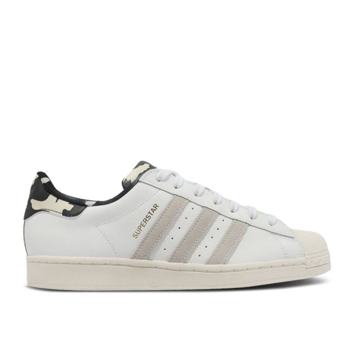 アディダス Adidas 【 Superstar 'White Black Camo' Men Cloud White/Cloud White/Chalk White 】 Superstar スーパースター 黒色 ブラック メンズ 白色 ホワイト｜スニケス