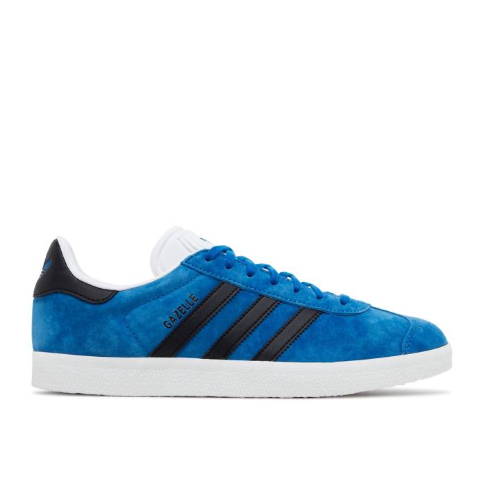 アディダス Adidas 【 Gazelle 'Blue Bird Black' Men Blue Bird/Core Black/Cloud White 】 ガゼル メンズ 青色 ブルー コア 黒色 ブラック 白色 ホワイト