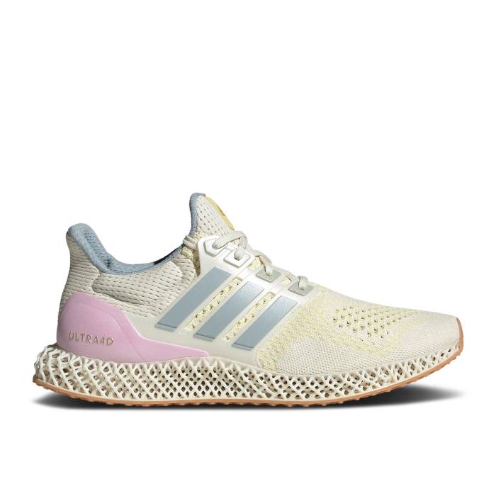 アディダス Adidas 【 Ultra 4D 'Off White Orchid' Men Off White/Wonder Blue/Orchid Fusion 】 ultra ウルトラ 白色 ホワイト メンズ 白色 ホワイト 青色 ブルー Fusion フュージョン｜スニケス