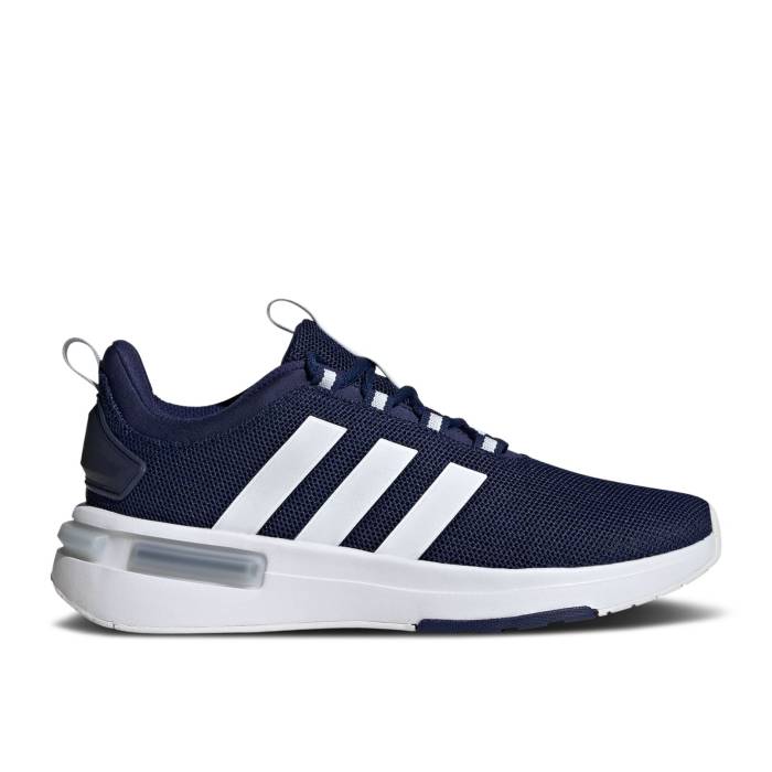 アディダス Adidas 【 Racer Tr23 \u0027Dark Blue\u0027 Men Dark Blue/Cloud White/Halo Silver 】 メンズ 青み 青色 白いこと 白いこと Silver しろがね色・しろがね色