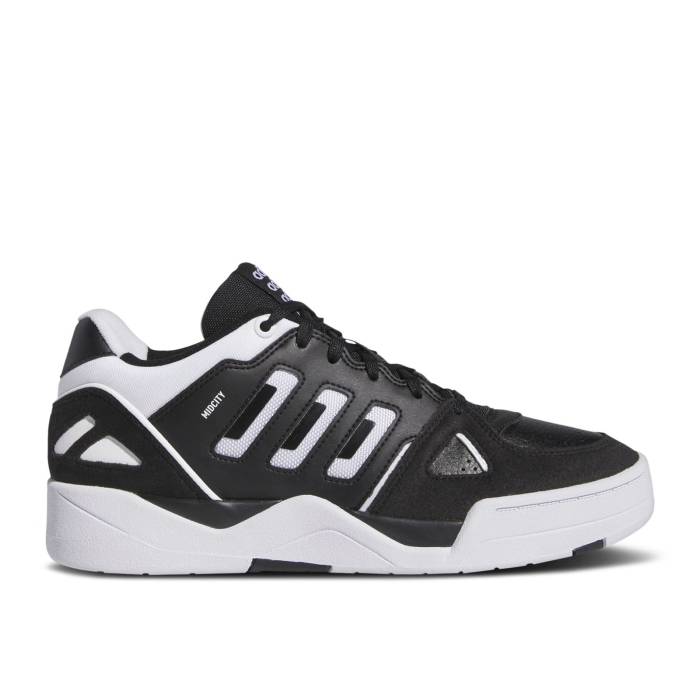 アディダス Adidas 【 Midcity Low \u0027Black White\u0027 Men Core Black/Cloud White/Core Black 】 メンズ 中核グループ 黒いこと 黒いこと 白いこと 白いこと