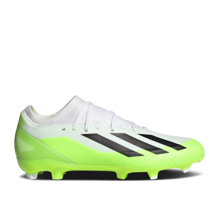 アディダス Adidas 【 X Crazyfast.3 Fg 'Crazyrush Pack' Men Cloud White/Core Black/Lucid Lemon 】 メンズ 白色 ホワイト コア 黒色 ブラック|スニケス