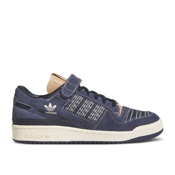アディダス Adidas 【 Forum 84 Low \u0027Sashiko\u0027 Men Shadow Navy/Legend Ink/Vivid Red 】 討論会 メンズ シャドー・シャドウ 紺色 米国海軍 Legend 先祖伝承 Red 赤・赤いこと